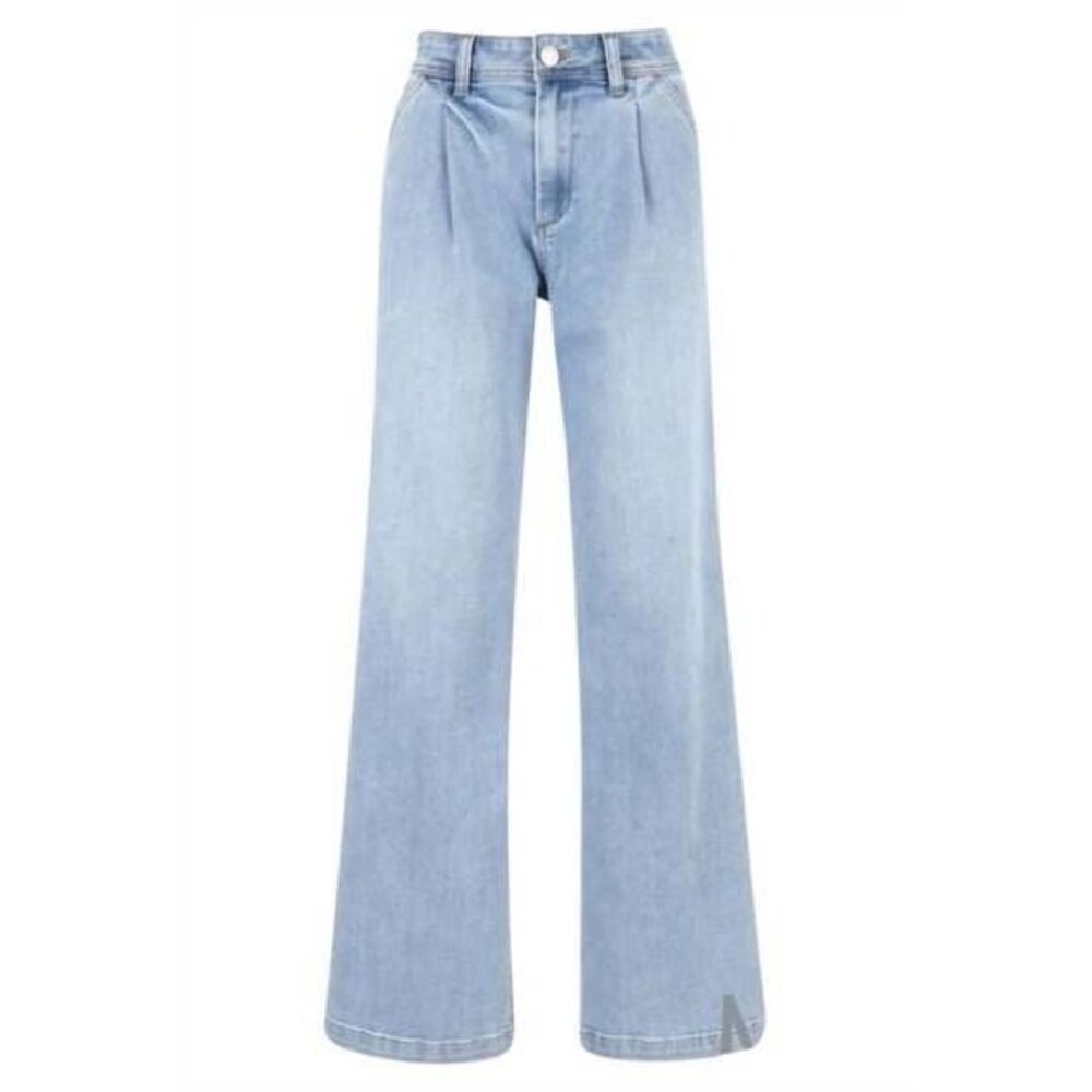 Kut from the Kloth High Rise Wide Leg Pleated Jeans Size 6 - Picture 2 of 14